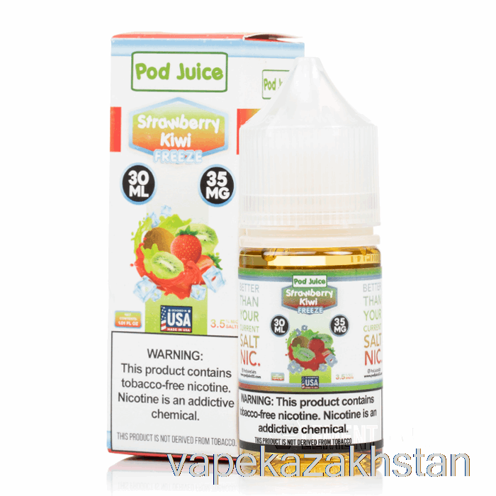 Vape Kazakhstan FREEZE Strawberry Kiwi - Pod Juice - 30mL 55mg